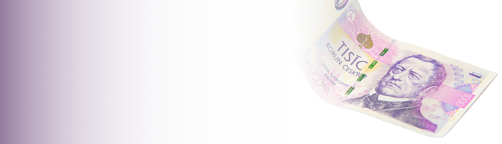 Banner s tisícikorunou