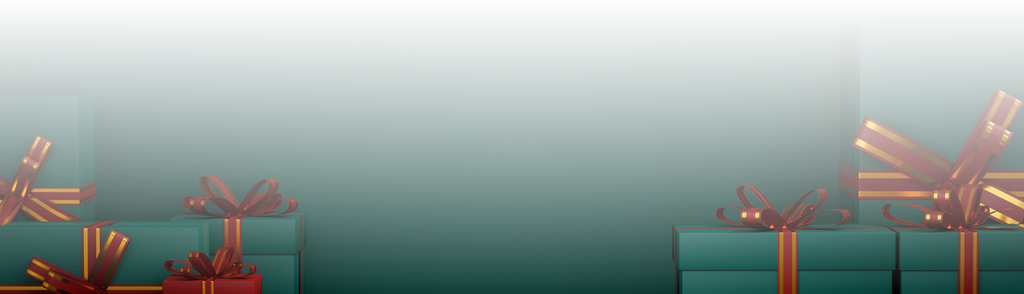 Banner s vánočními dárky