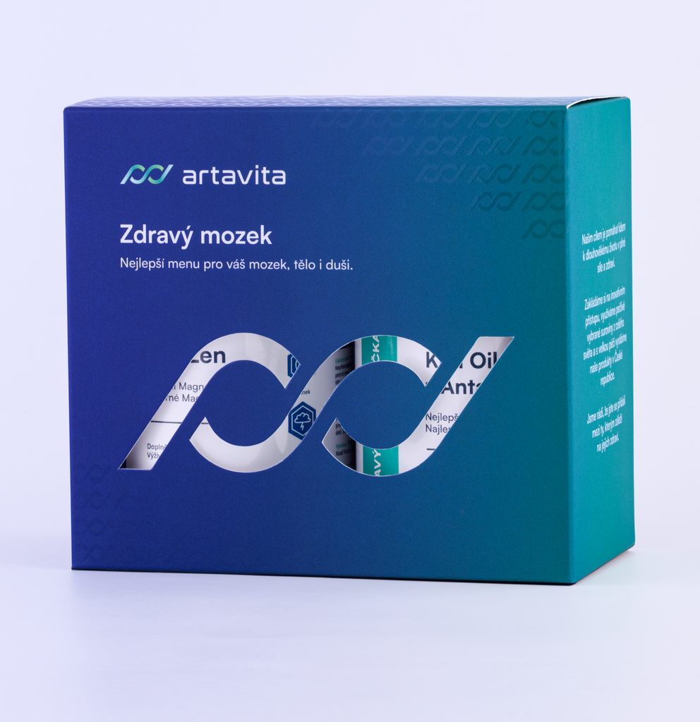 krabička s produkty zdravý spánek . magzen a krill oil